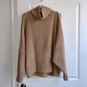 Free People Chunky Cable Knit Sweater